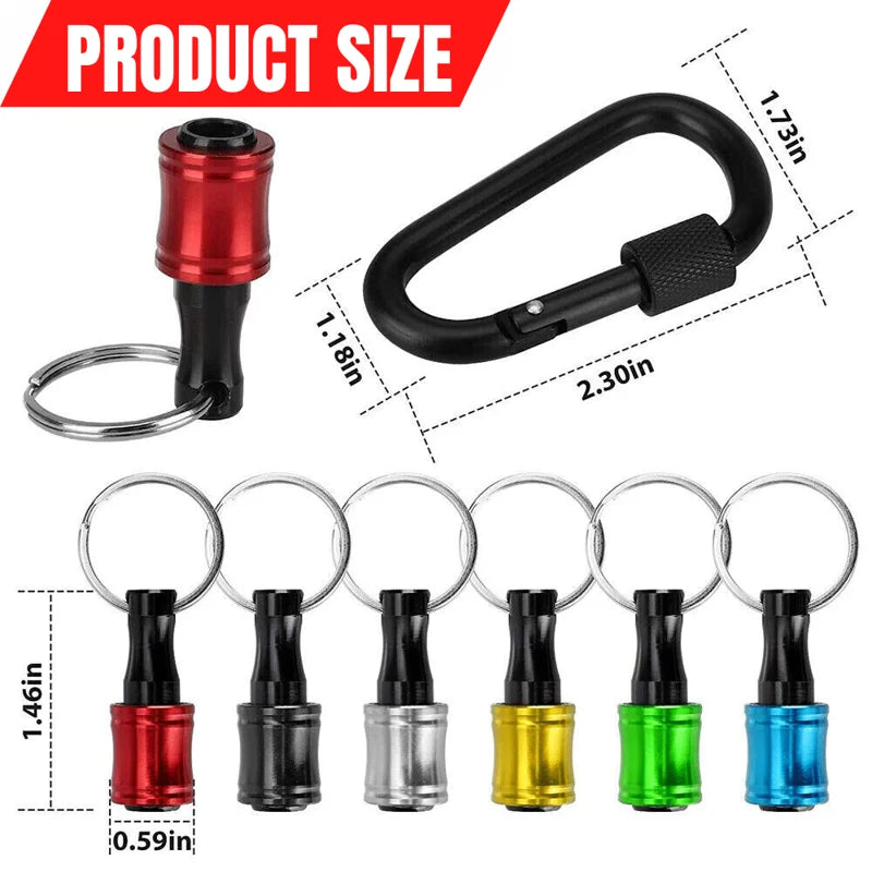 49% OFF🔥1/4" Hex Bit Holder Carabiner - Quick Release, Durable Aluminum, Professional Grade
