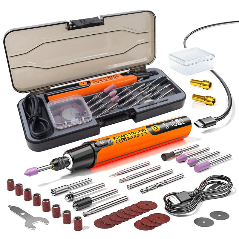 39pcs USB-Powered Electric Grinding & Polishing Tool Set