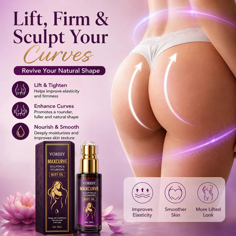 MaxCurve Multi-Zone Sculpting Oil – Lift, Volume & Curve for Bust & Butt