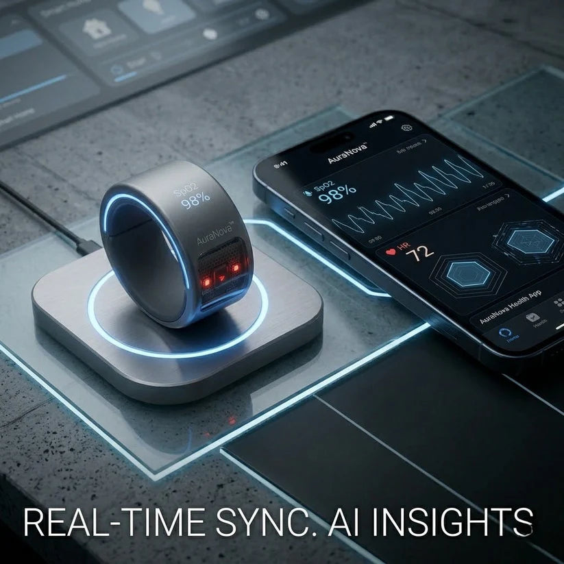 🎉 70% OFF Launch Offer🏆Ringminds® G1 Non-Invasive Smart Ring