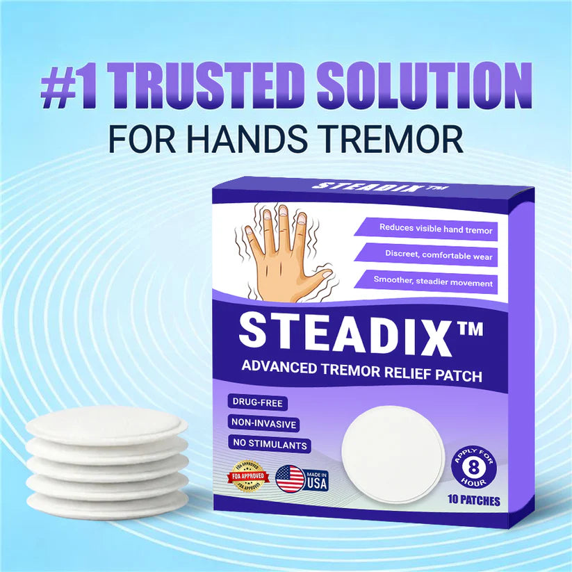 🔥 Hot Sale 70% OFF 🔥 Steadix™ Hands Tremor Control Patch | Drug-Free, Non-Invasive