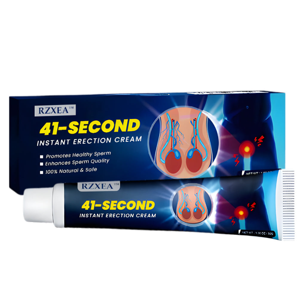 Seconds Lift, 4-Hour Thunder: RZXEA™ 41-Second Instant Erection Cream