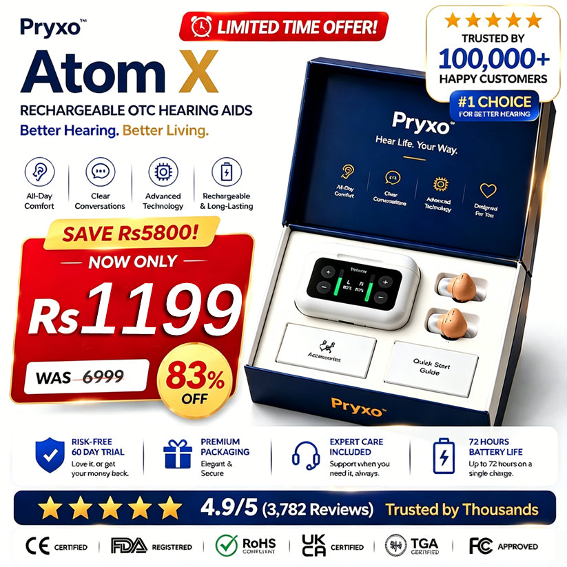🔥 Bestseller of 2026! Pryxo™ Ear-Hook Smart AI Hearing Aid – Hear Clearly, Regain Your Confidence 💖