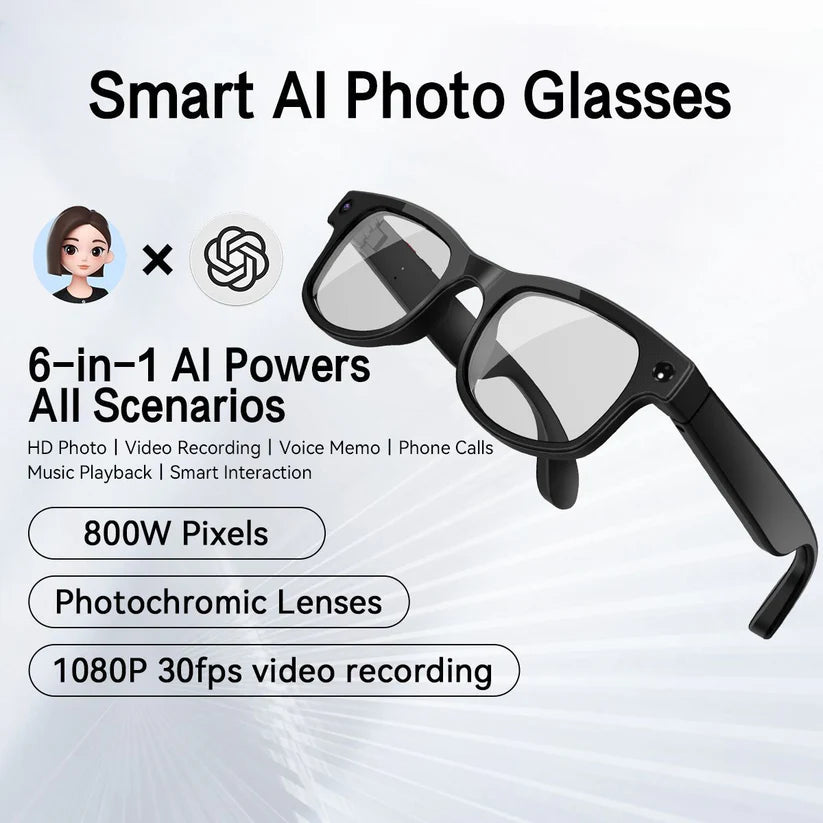 👓Lightweight Smart Glasses with Hands-Free Control