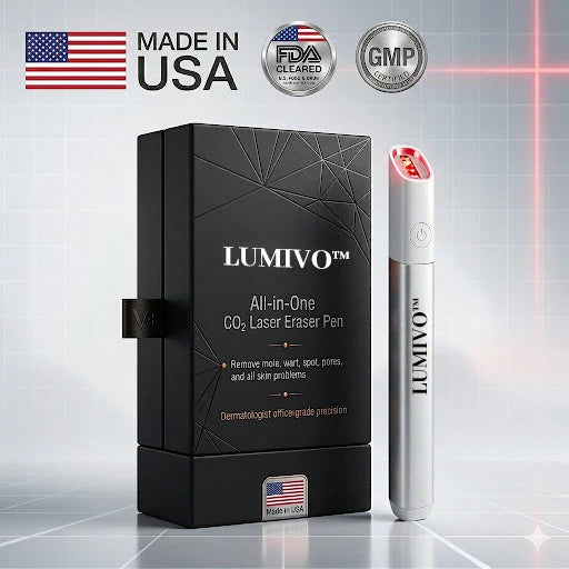 LUMIVO™ All-in-One CO₂ Laser Eraser Pen | Removes Moles, Warts, Skin Flaws & Pigmentation