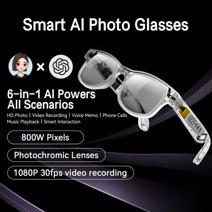 👓Lightweight Smart Glasses with Hands-Free Control