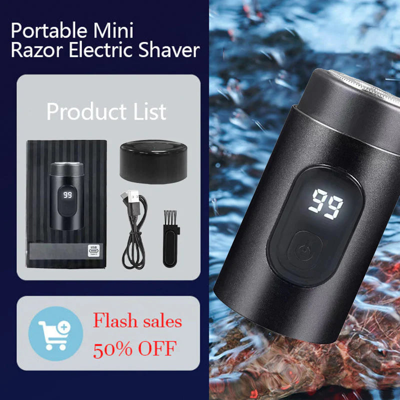 🔥Father's Day Exclusive🔥Newest Mini Portable Electric Shaver