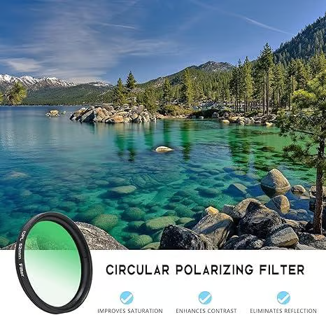 🔥 SALE 50% OFF✨52mm Clip-on CPL Phone Camera Lens Filter Kit
