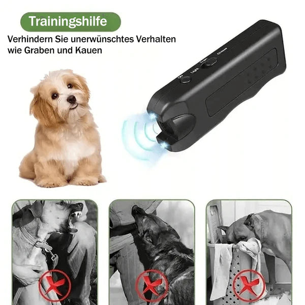 🎁Hand-held, luminous ultrasonic dog repeller for bark control