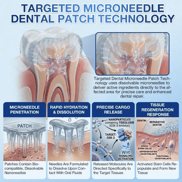 Glimmerly® Tooth & Gum Repair Clinical-Grade Microneedle Patches