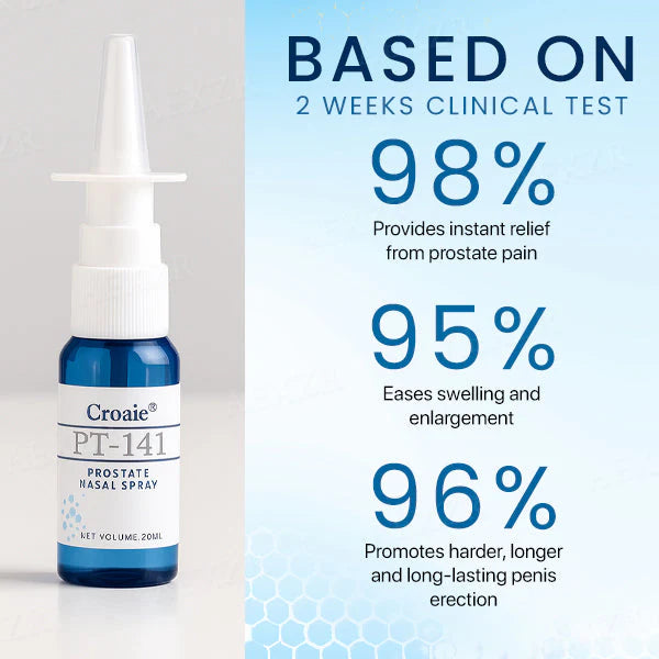 Croaie® PT-141 Prostate Nasal Spray🧠 The Direct-Absorption Nasal Spray: Boosts Prostate Comfort in Weeks.