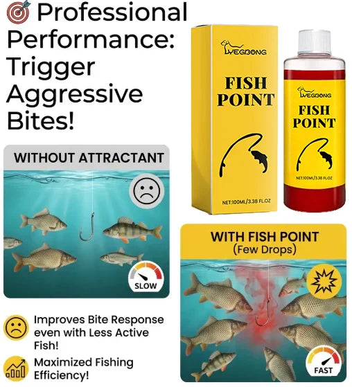 🎣 Concentrated Fish Attractant Liquid – 🐟Fast-Acting Red Worm Formula -8JX3