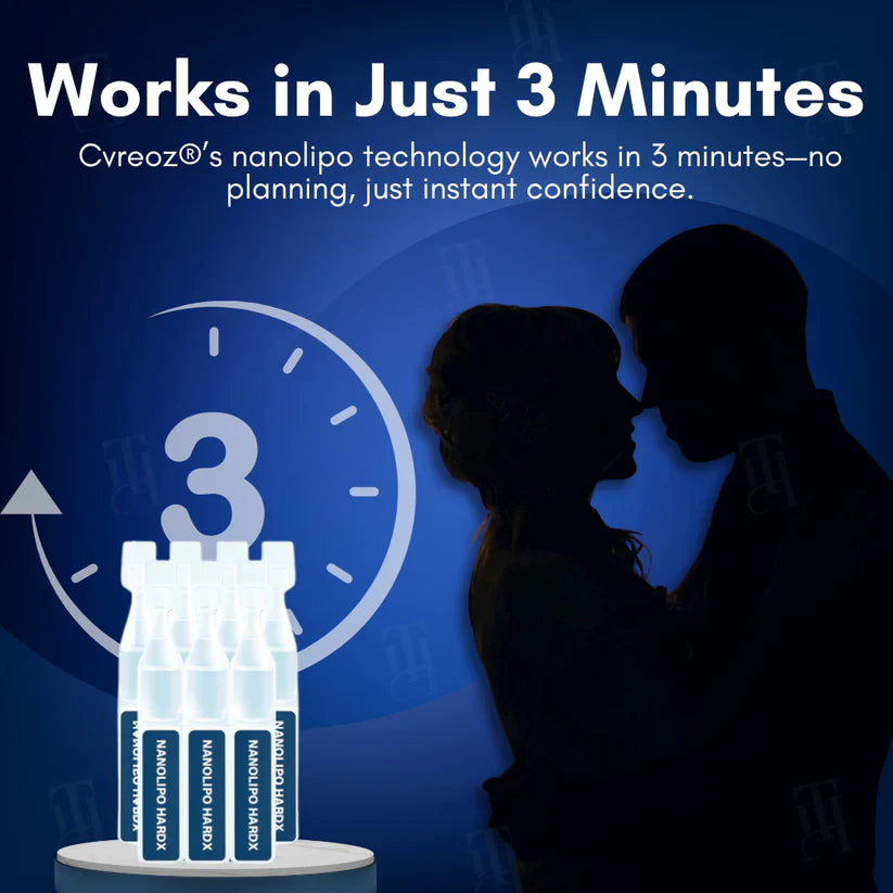 🔥The FDA-Approved Solution | Cvreoz® Nanolipo HardX Vitality Ampoules