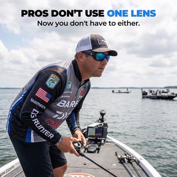 🎣HD Polarized Fishing Sunglasses - Anti-Glare UV400 Sunglasses for Fly & Offshore Fishing