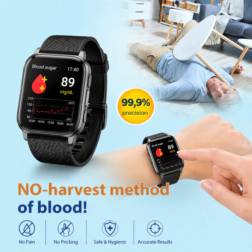 🔥Final 2 Hours – Limited Stock Left🏆GluCent™ Non-Invasive Smart Blood Sugar Tracking Device 99.9% Accuracy