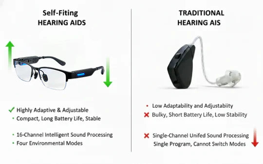 🔥Limited-Time Holiday Special Offer🔥TIWORLD™ Clear Hearing, AI Smart Hearing Aid Glasses【Intelligent Zoom 100°-500° (Auto Recognition)】