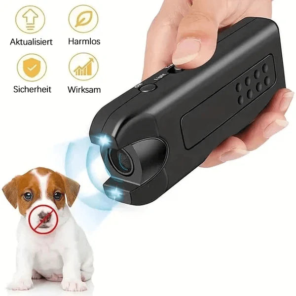 🎁Hand-held, luminous ultrasonic dog repeller for bark control