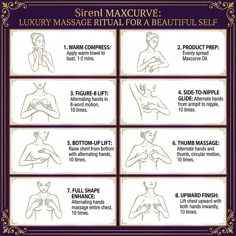 MaxCurve Multi-Zone Sculpting Oil – Lift, Volume & Curve for Bust & Butt