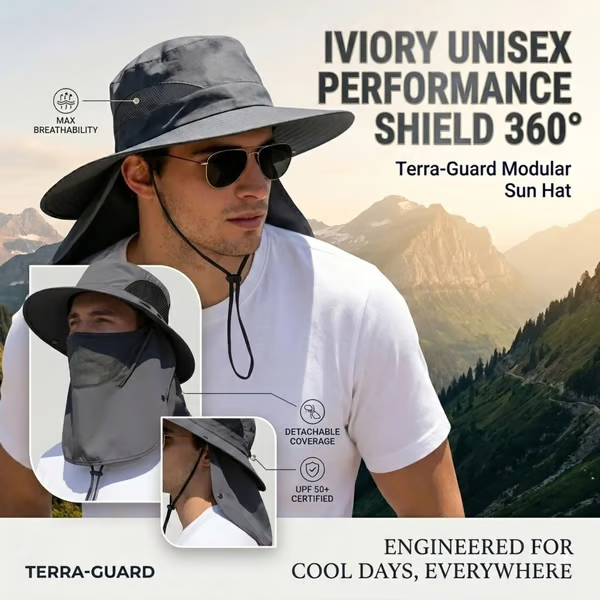 💥 2026 Father's Day 50% OFF ✨ 3-in-1 Summer Sun Hat with UPF 50+ UV Protection Outdoor