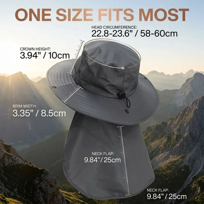 💥 2026 Father's Day 50% OFF ✨ 3-in-1 Summer Sun Hat with UPF 50+ UV Protection Outdoor