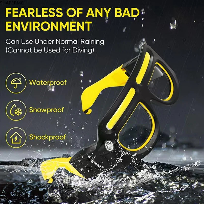 🕶️ LED Glasses Headlamp | Hands-Free Wearable Light