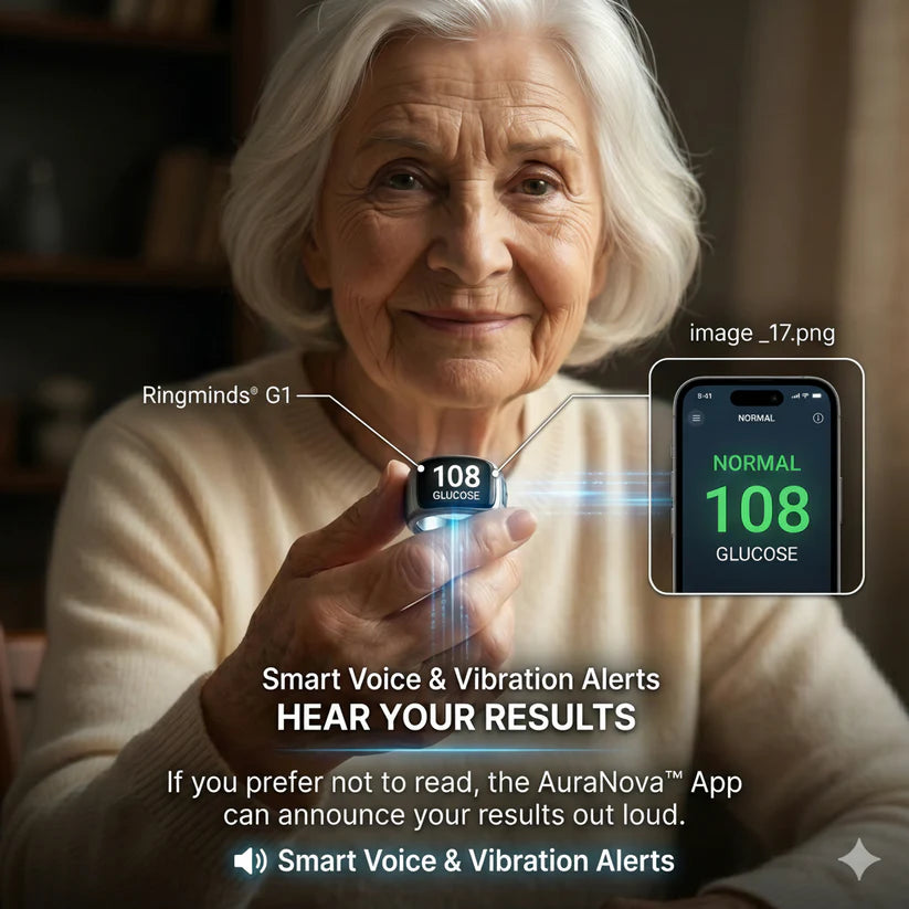 🎉 70% OFF Launch Offer🏆Ringminds® G1 Non-Invasive Smart Ring
