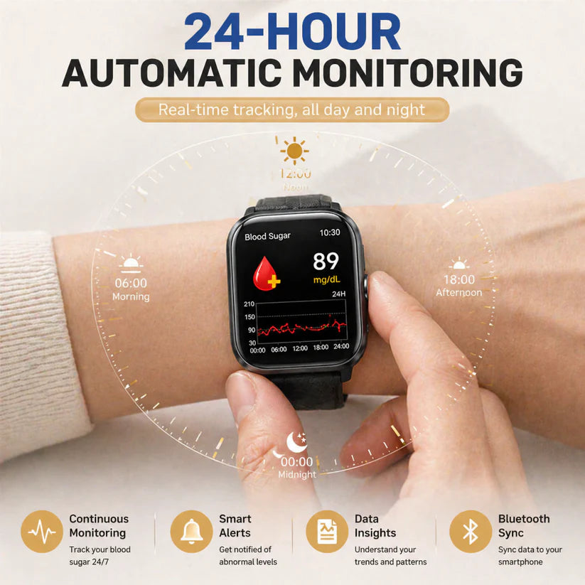 🔥Final 2 Hours – Limited Stock Left🏆GluCent™ Non-Invasive Smart Blood Sugar Tracking Device 99.9% Accuracy