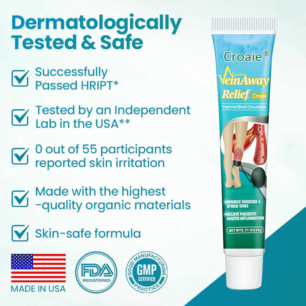 ✅Croaie® VeinAway Relief Cream
