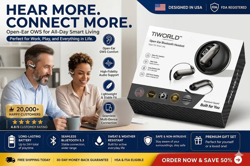 🔥🔥Wireless Bluetooth over-ear headphones with AI translation function.🏆 Limited-Time Offer – Don’t Miss This Deal🔥