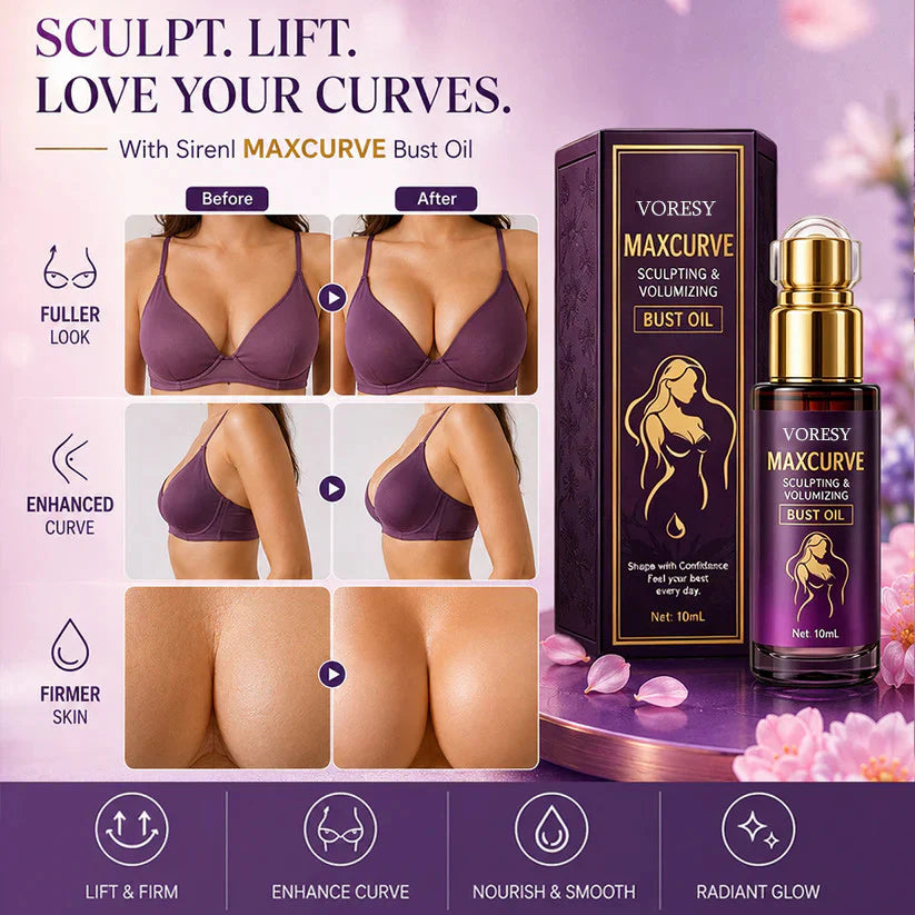 MaxCurve Multi-Zone Sculpting Oil – Lift, Volume & Curve for Bust & Butt