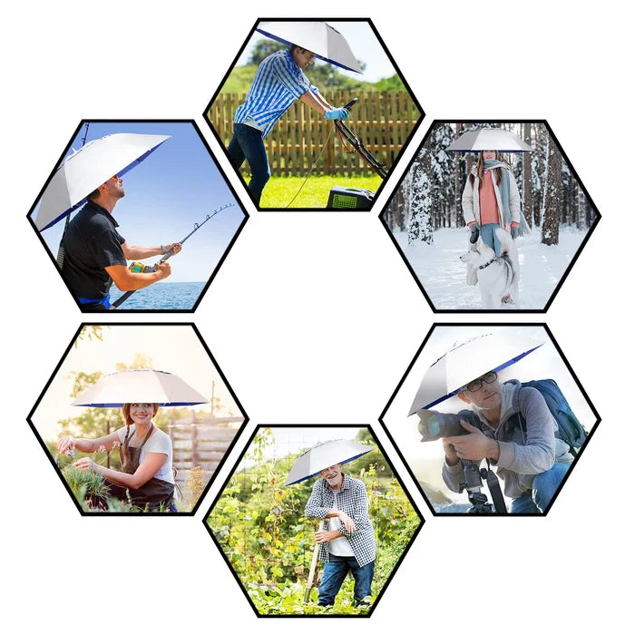 ❤️HOT SALE- 49% OFF-Outdoor Double Layer Umbrella Hat💦☔