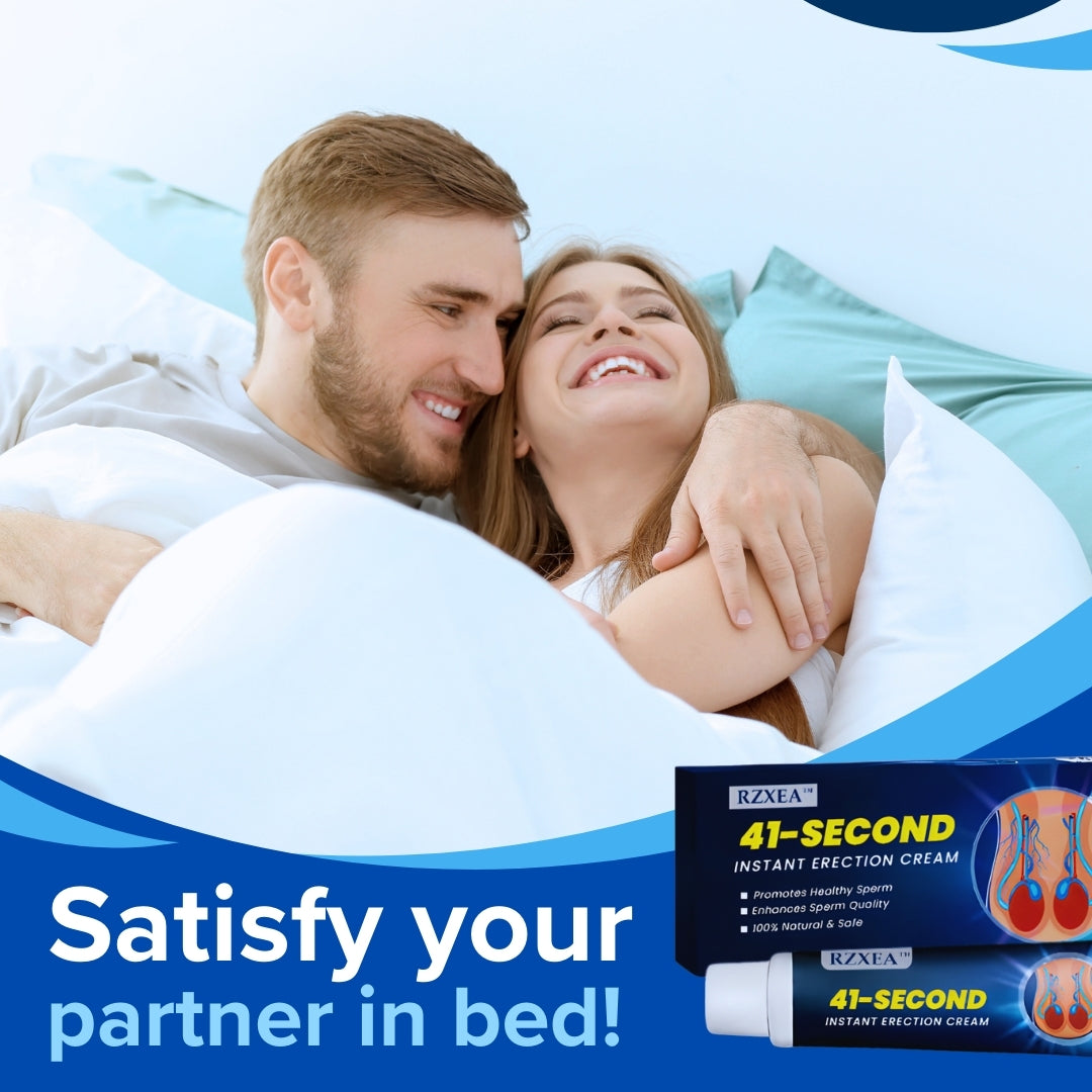 Seconds Lift, 4-Hour Thunder: RZXEA™ 41-Second Instant Erection Cream