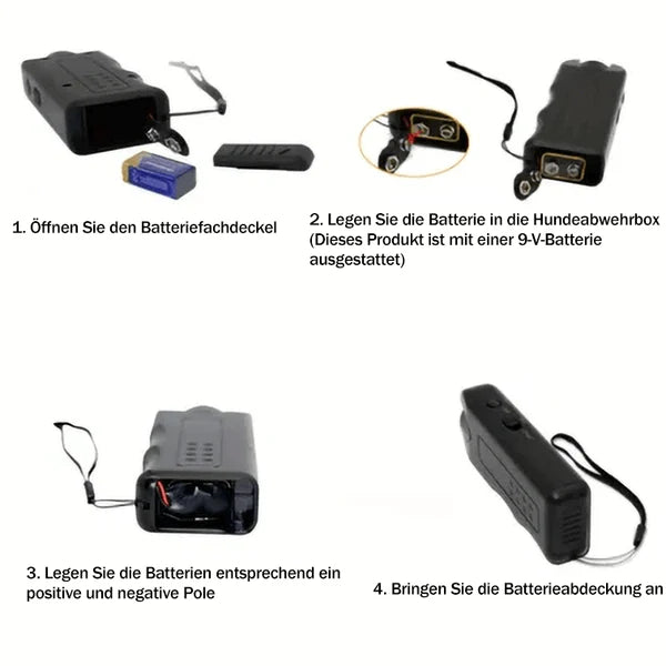 🎁Hand-held, luminous ultrasonic dog repeller for bark control